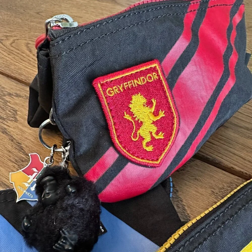 NWT！NEW！Kipling x Harry Potter Creativity Pouch Large -Red Gryffindor